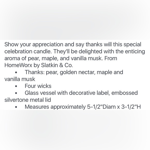 HomeWorx Candle by Slatkin & Co - Picture 3 of 4